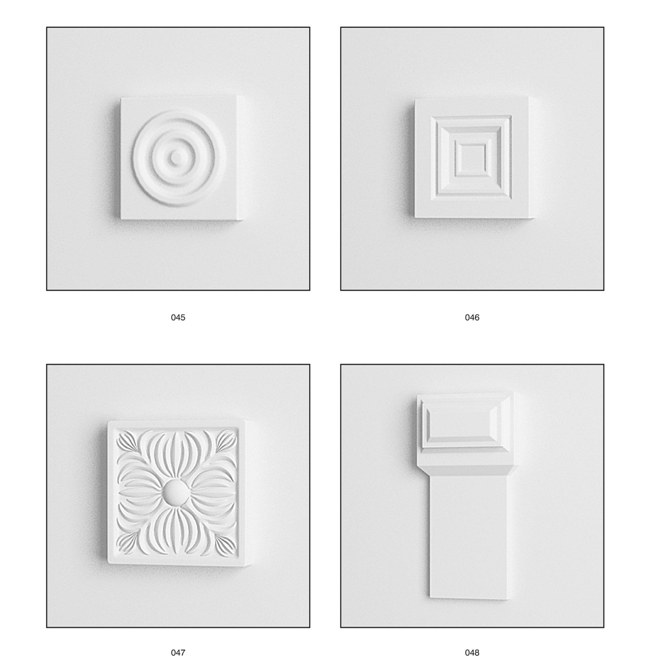 Phù điêu trang trí hình vuông nội thất Mau phu dieu trang tri hinh vuong noi that