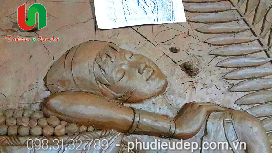 Cách làm phù điêu cô gái châu âu