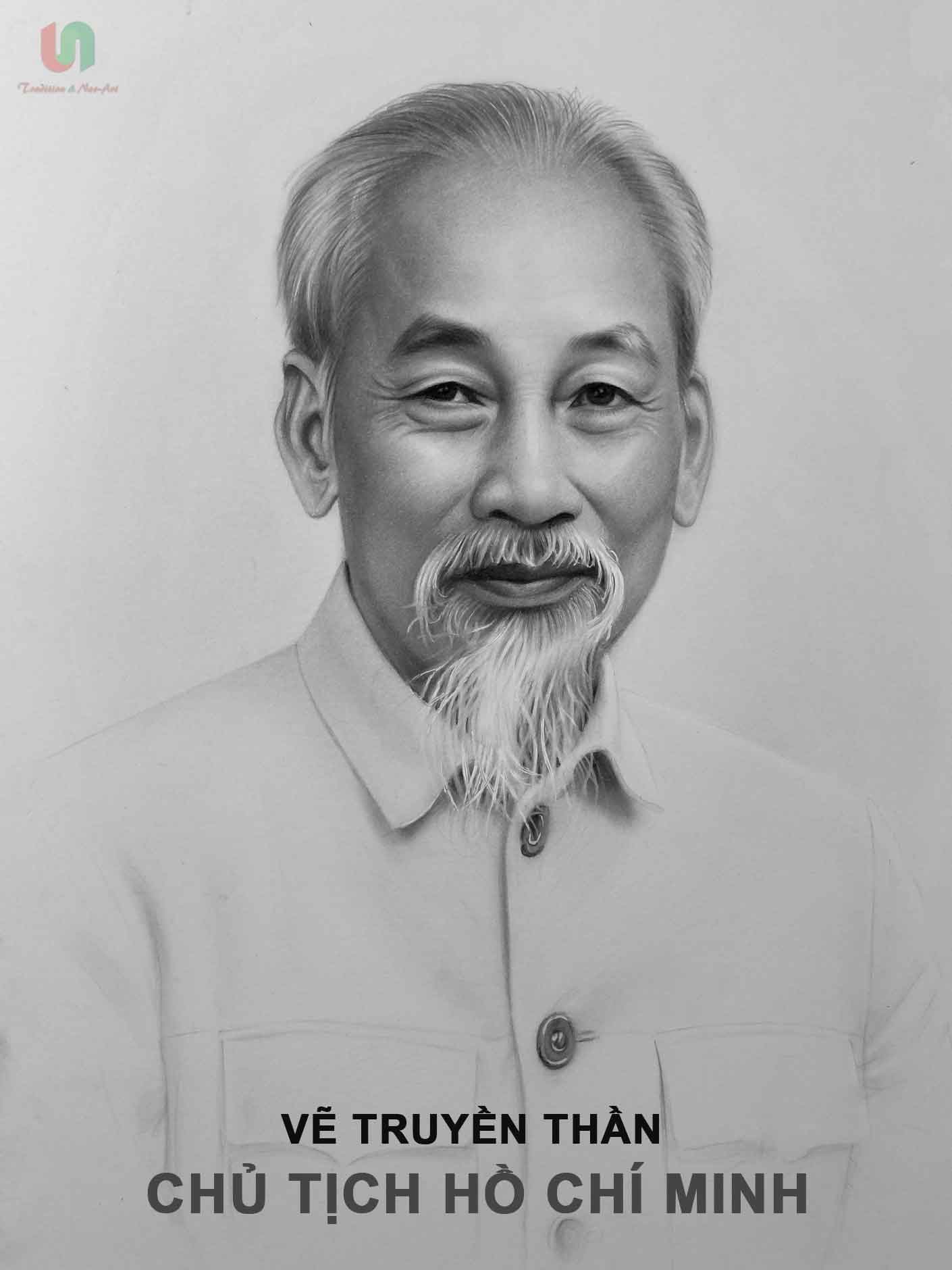 vẽ truyền thần chủ tịch hồ chí minh - vẽ truyền thần phố cổ