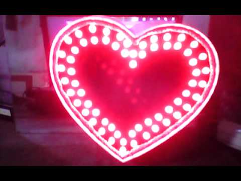 Mạch led trái tim đẹp