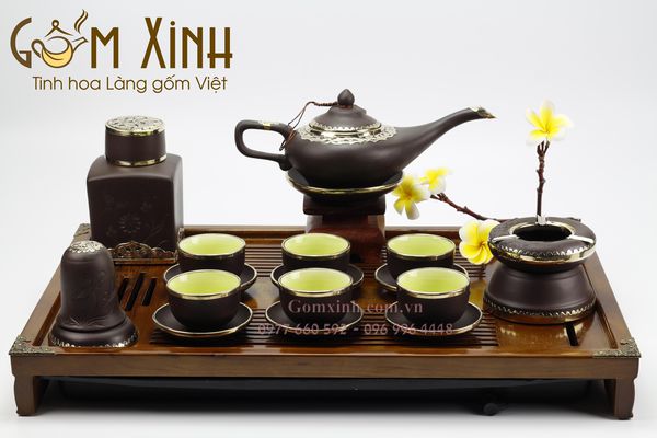 Mẫu ấm chén bát tràng đẹp giá rẻ - mua tại Gốm Xinh