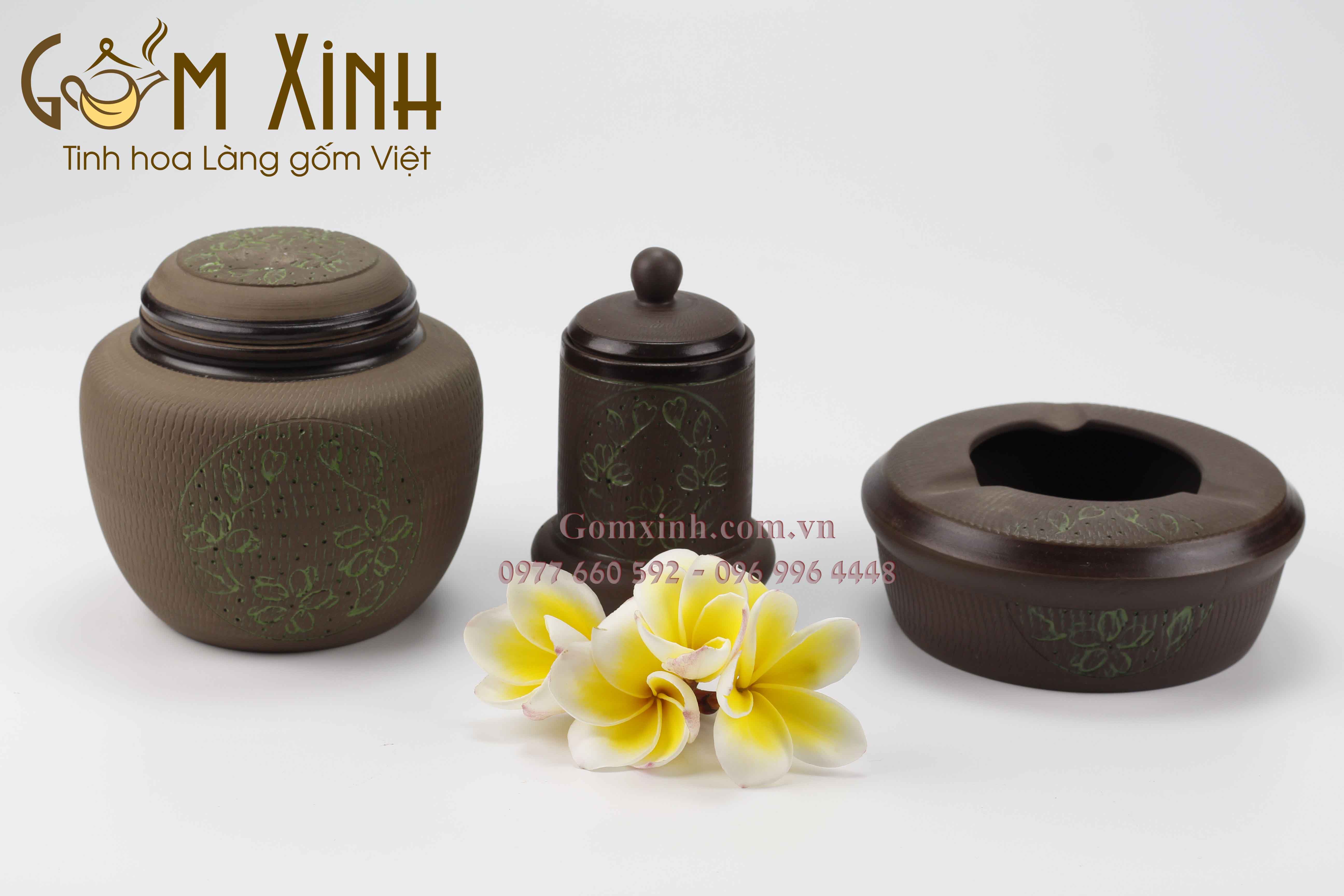 Bộ trăng xanh dáng dẹt kèm phụ kiện