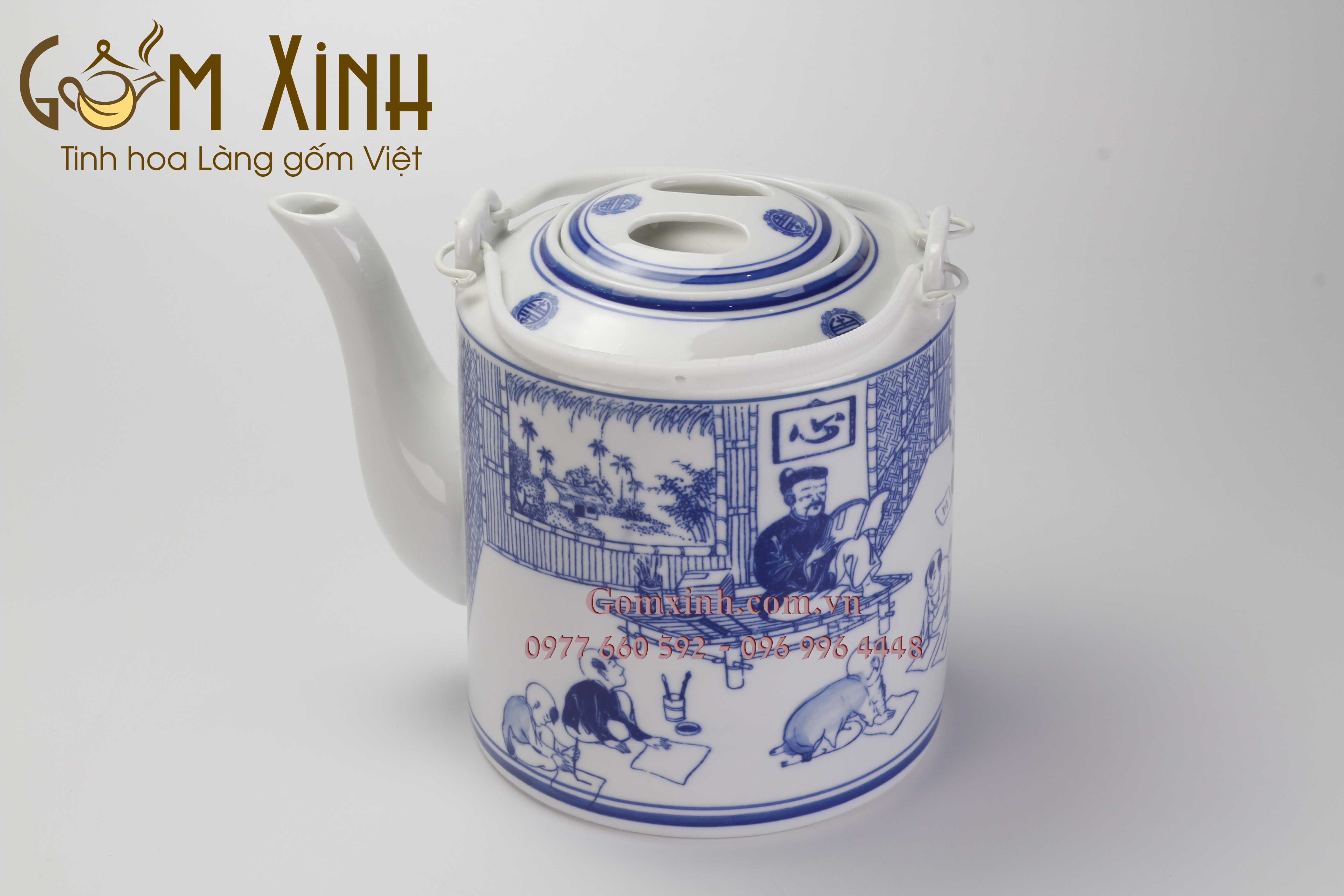 Bao ủ ấm mây tre đan cao cấp kèm ấm tích 1.5 lít