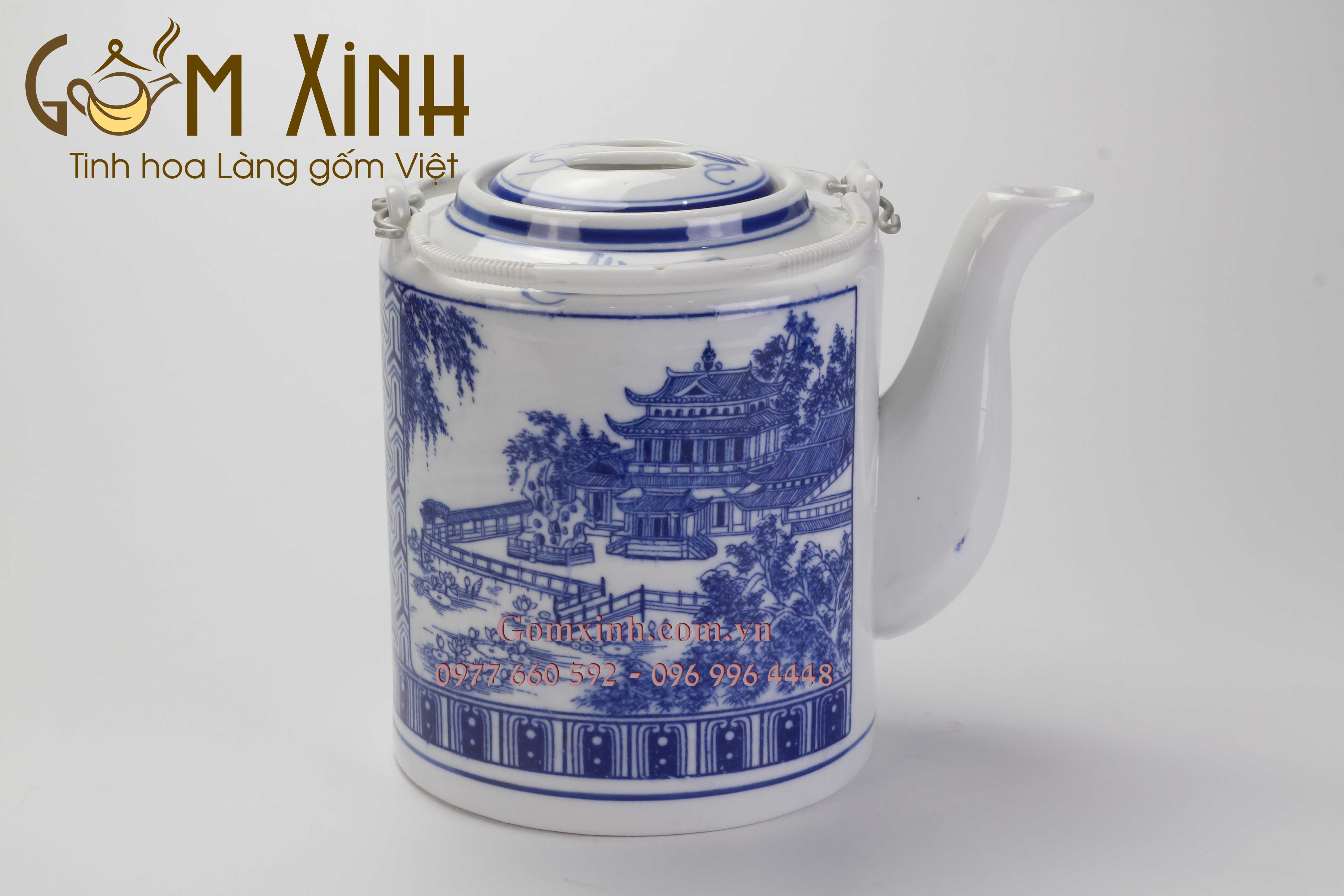 Bao ủ ấm mây tre đan cao cấp kèm ấm tích 1.5 lít