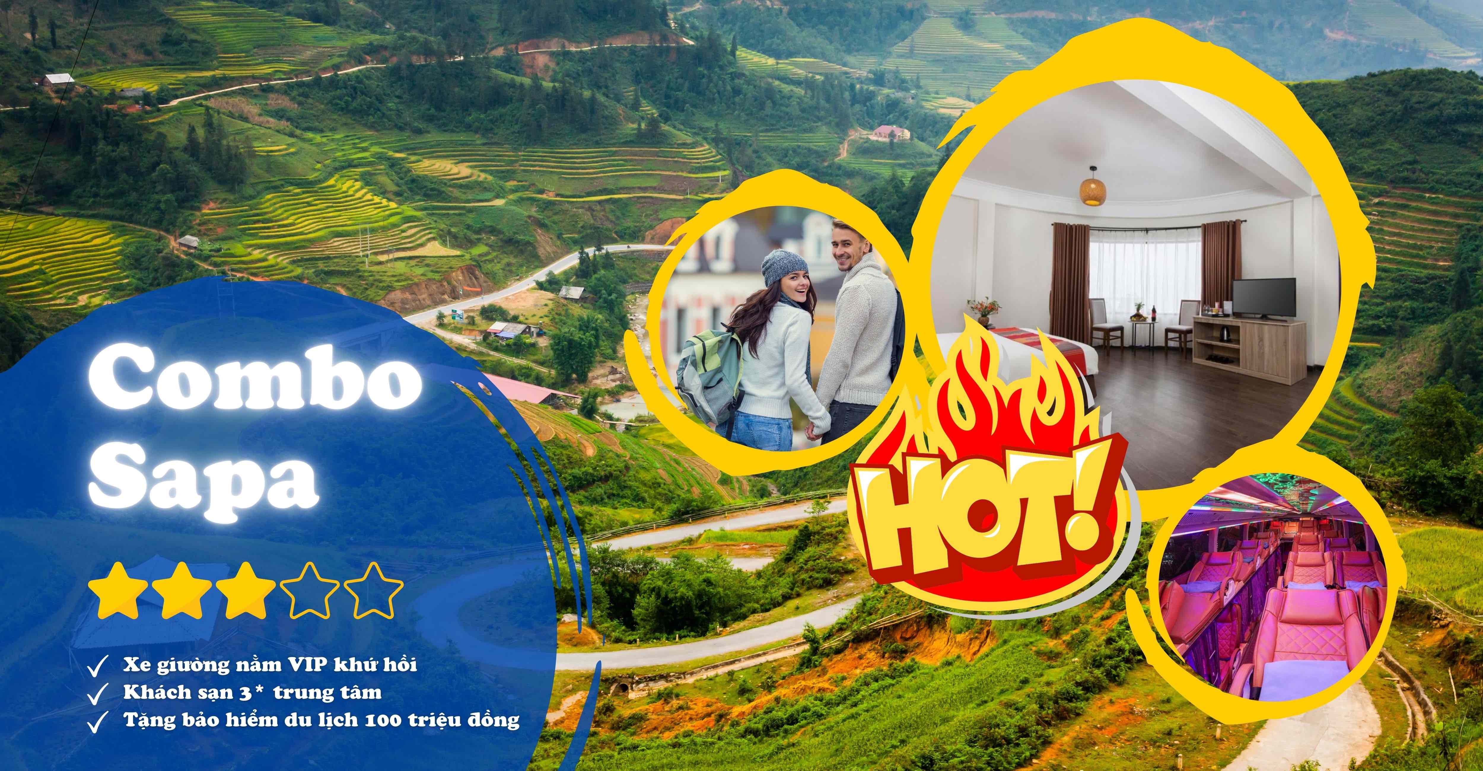 Khách sạn The View Sapa 3* + Xe giường nằm khứ hồi