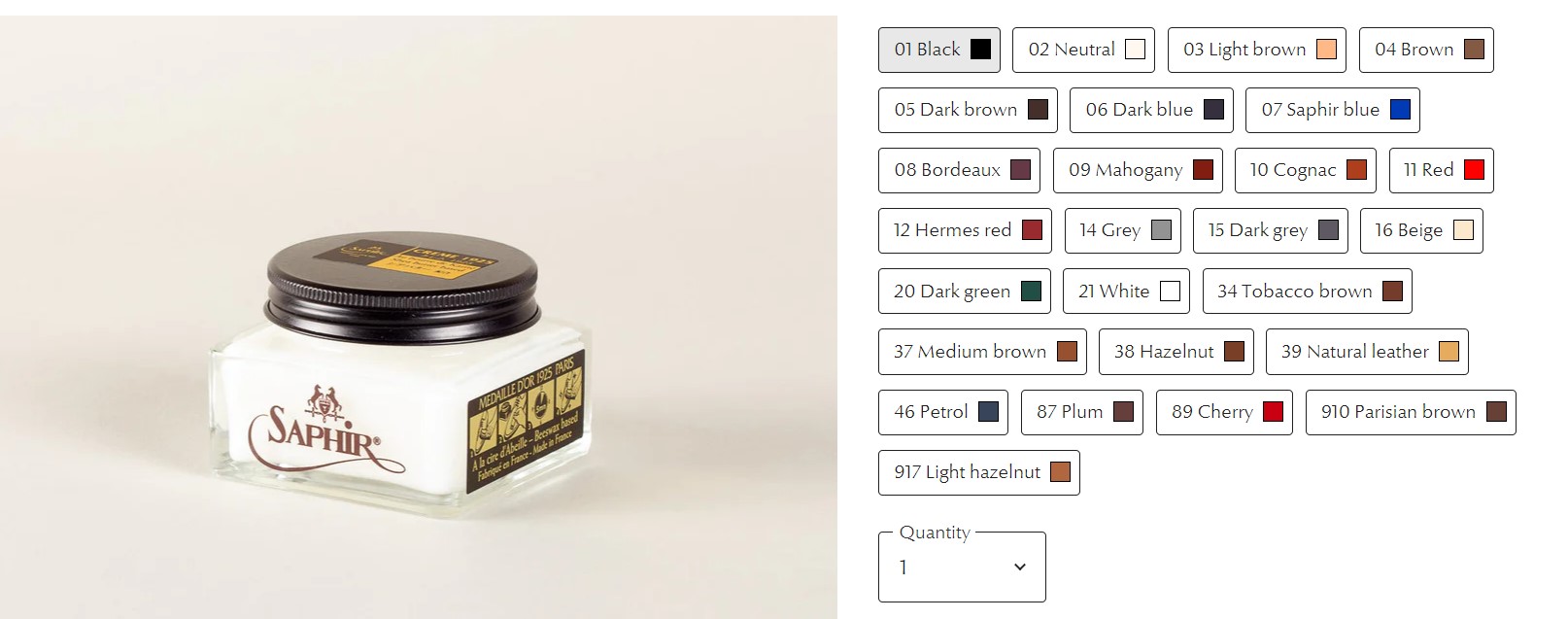 xi đánh giày saphir