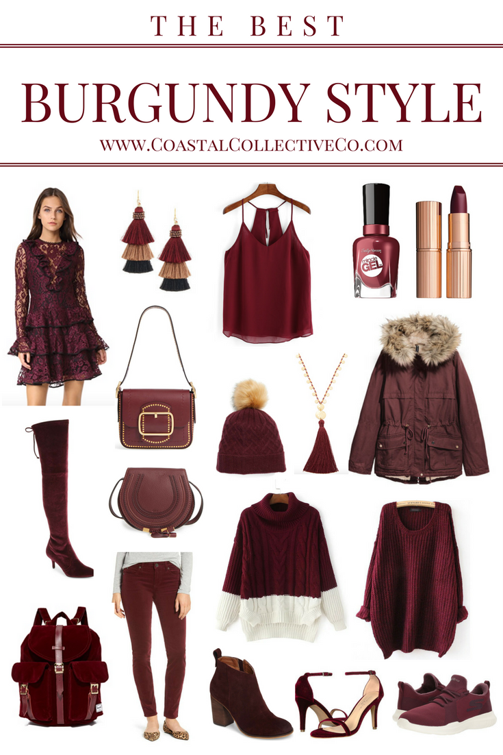 Burgundy style