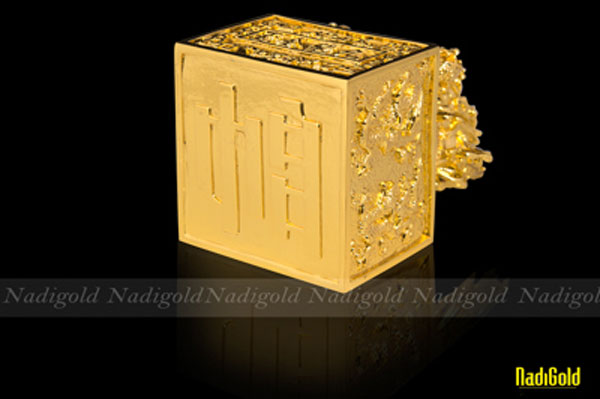 long ấn mạ vàng 24k