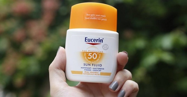 Kem chống nắng Eucerin Sun Fluid Mattifying SPF 50+