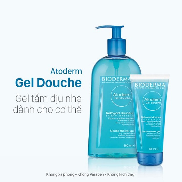 Gel tắm Bioderma Atoderm Gel Douche của Pháp