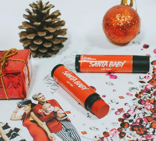 Son dưỡng môi Lush Santa Baby Lip Tint sản xuất thủ công tại Pháp