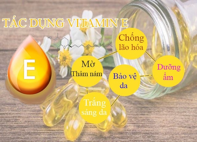 Vitamin E giúp chống lão hóa và sáng da