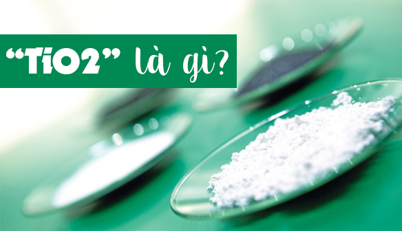 Titanium Dioxide có công thức phân tử là TiO2 , Titanium Dioxide là chất rắn