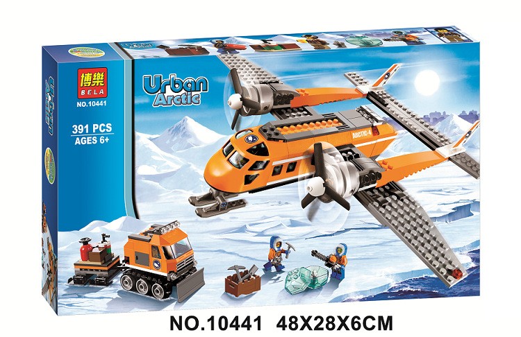 Lắp ráp Lego uban đội cứu hộ bắc cực 391 miếng ghép - Bela 10441