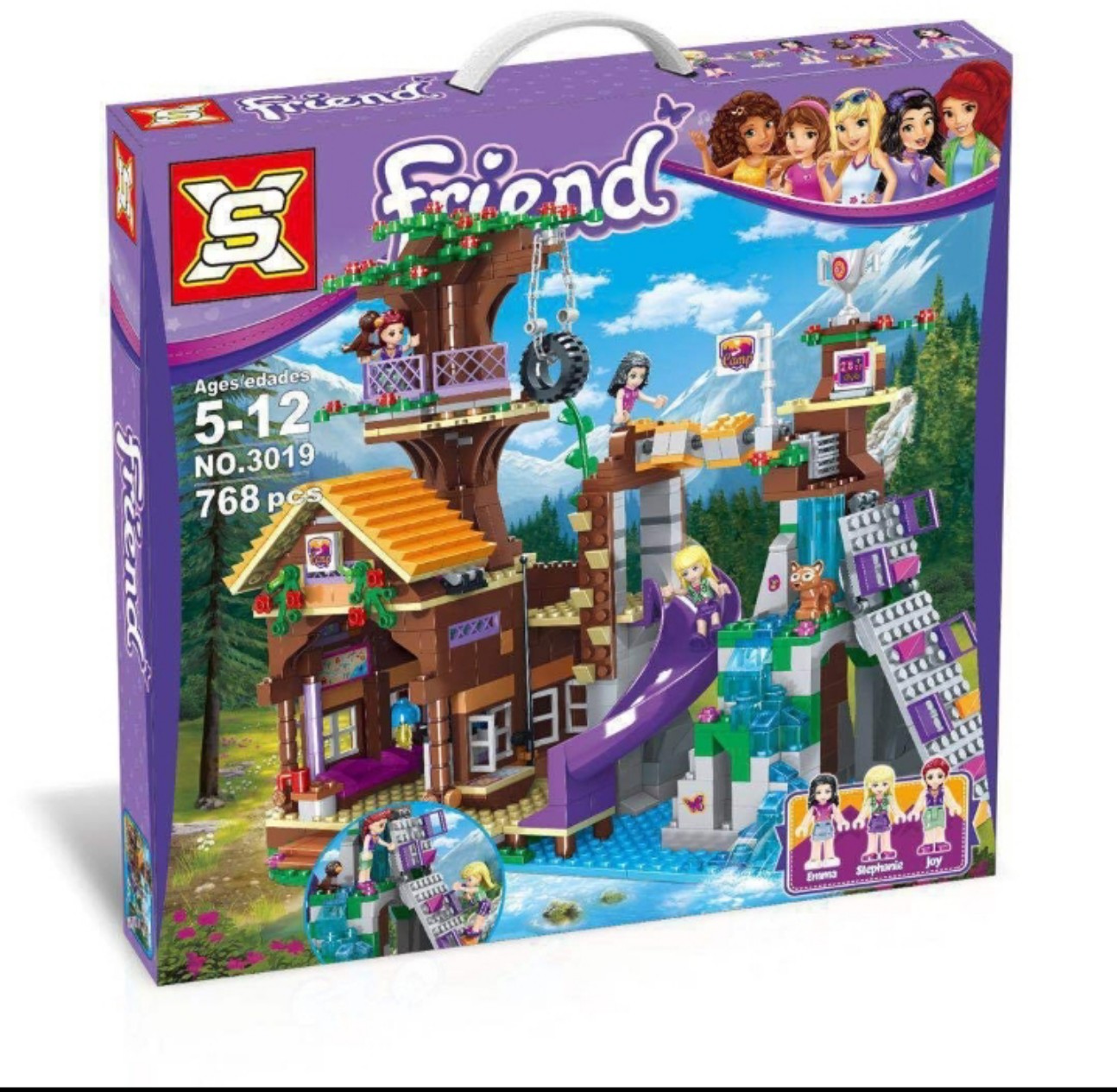 Đồ chơi Lego Friends Nhà trại trên cây 872 chi tiết - XS3019