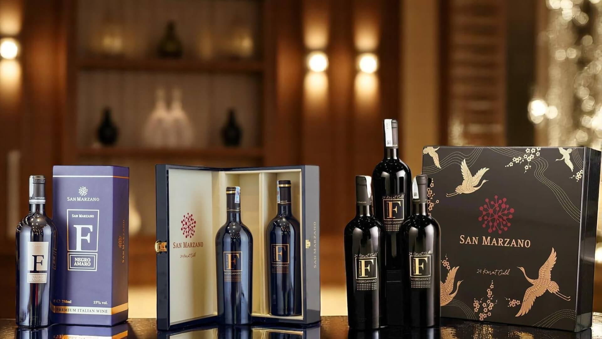 3 phiên bản rượu vang F nổi bật