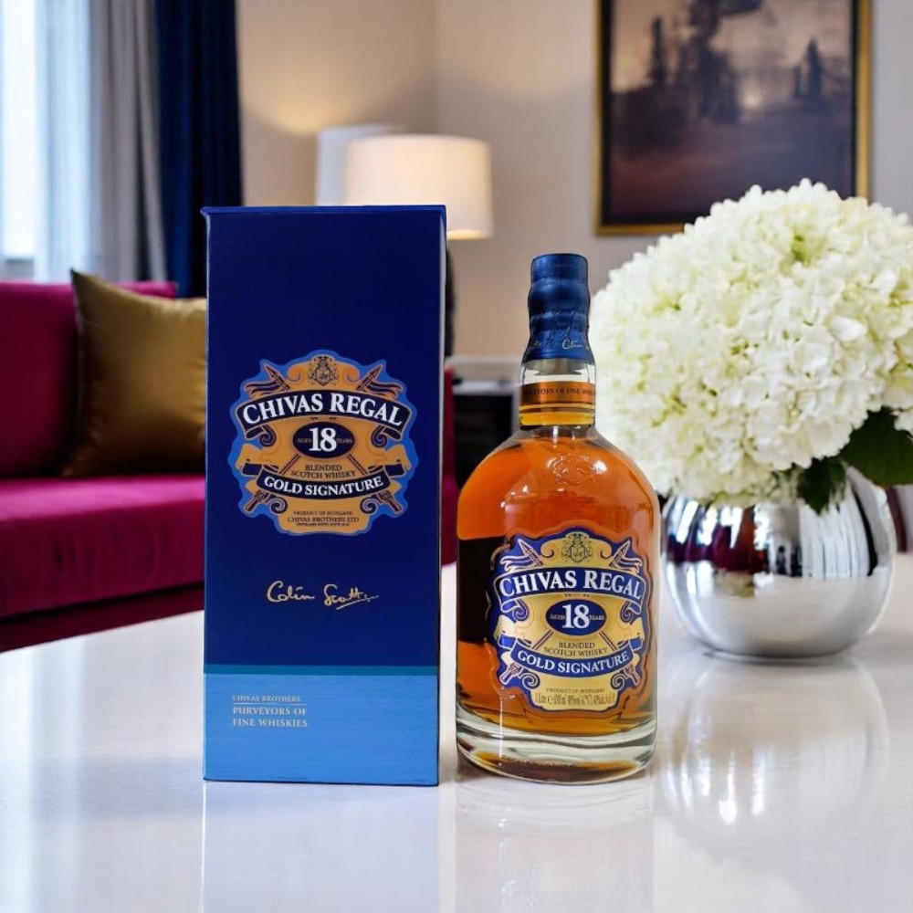 Rượu Chivas 18 năm 1 lít chính hãng