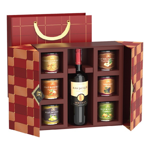 Mỗi hộp quà rượu tết