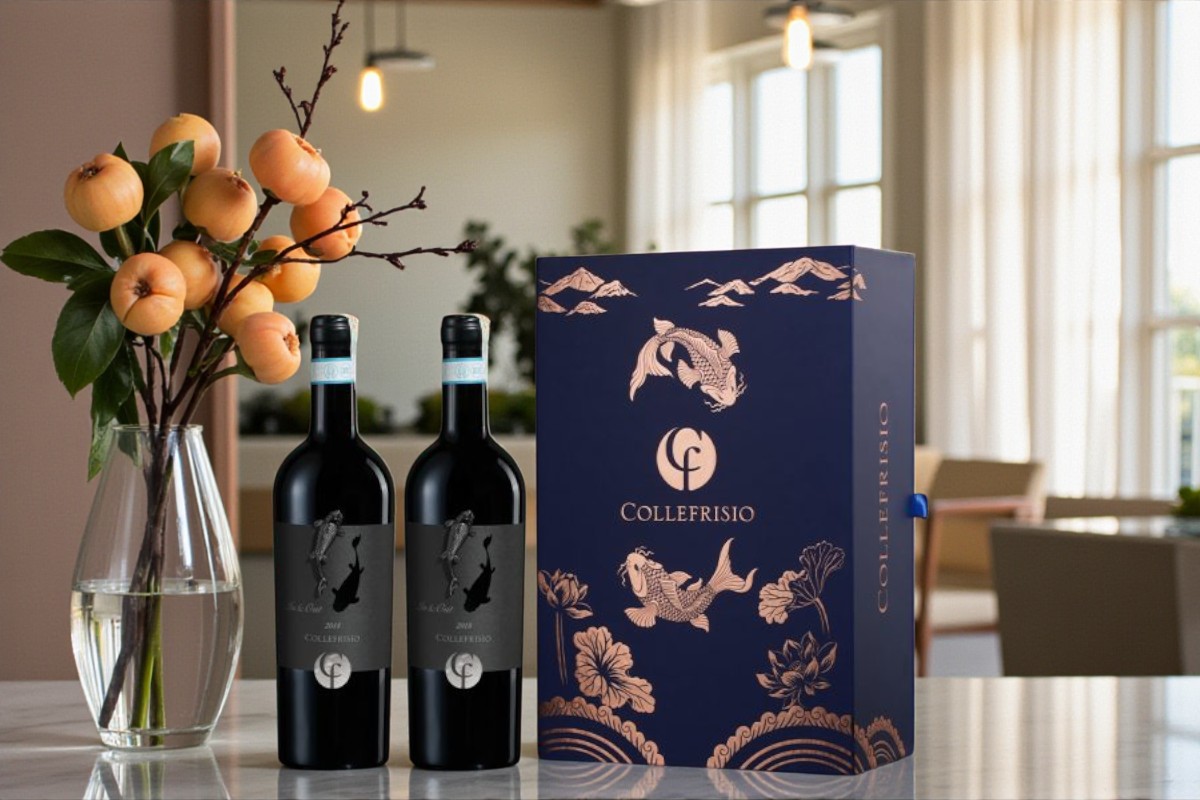 Hộp quà tặng Cá Chép Đen 2 chai chính hãng