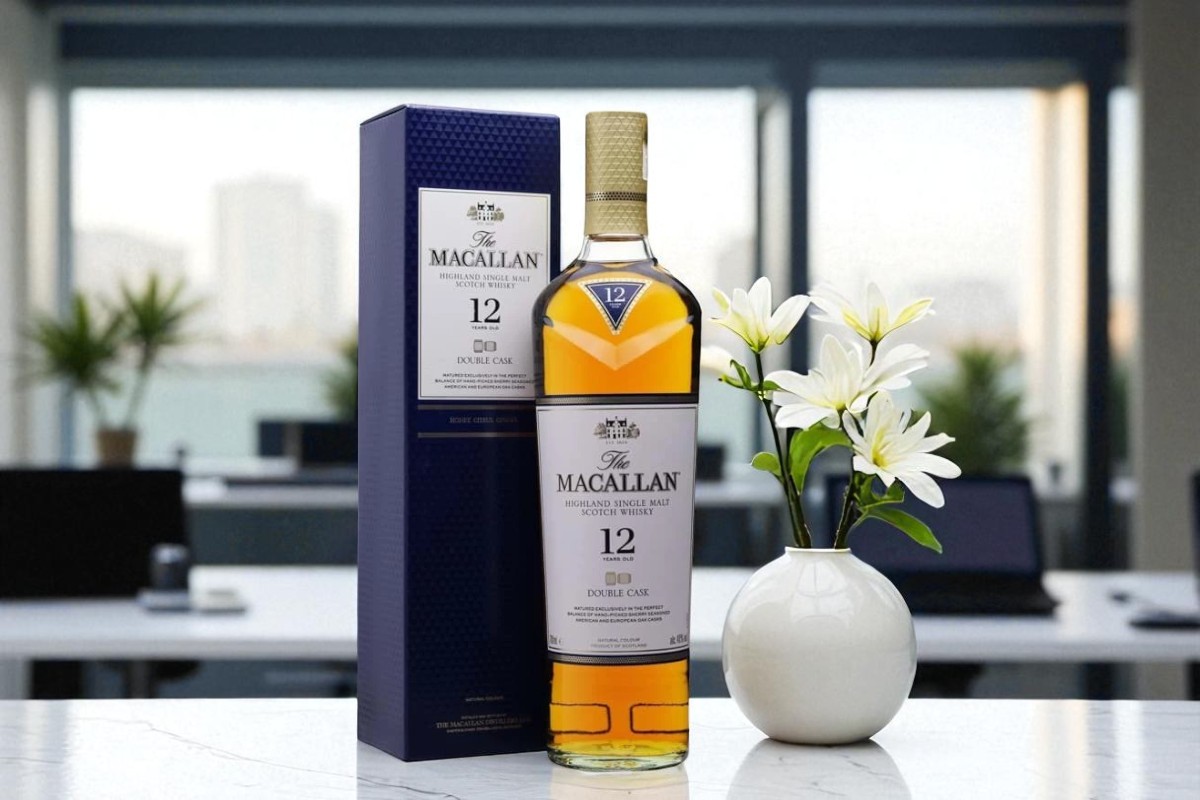quà tặng rượu macallan 12 double cask cho sếp nam
