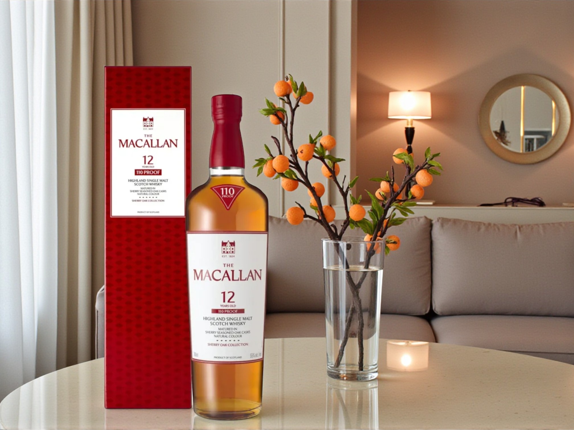 Rượu Macallan 12 Sherry Oak 110 Proof chính hãng