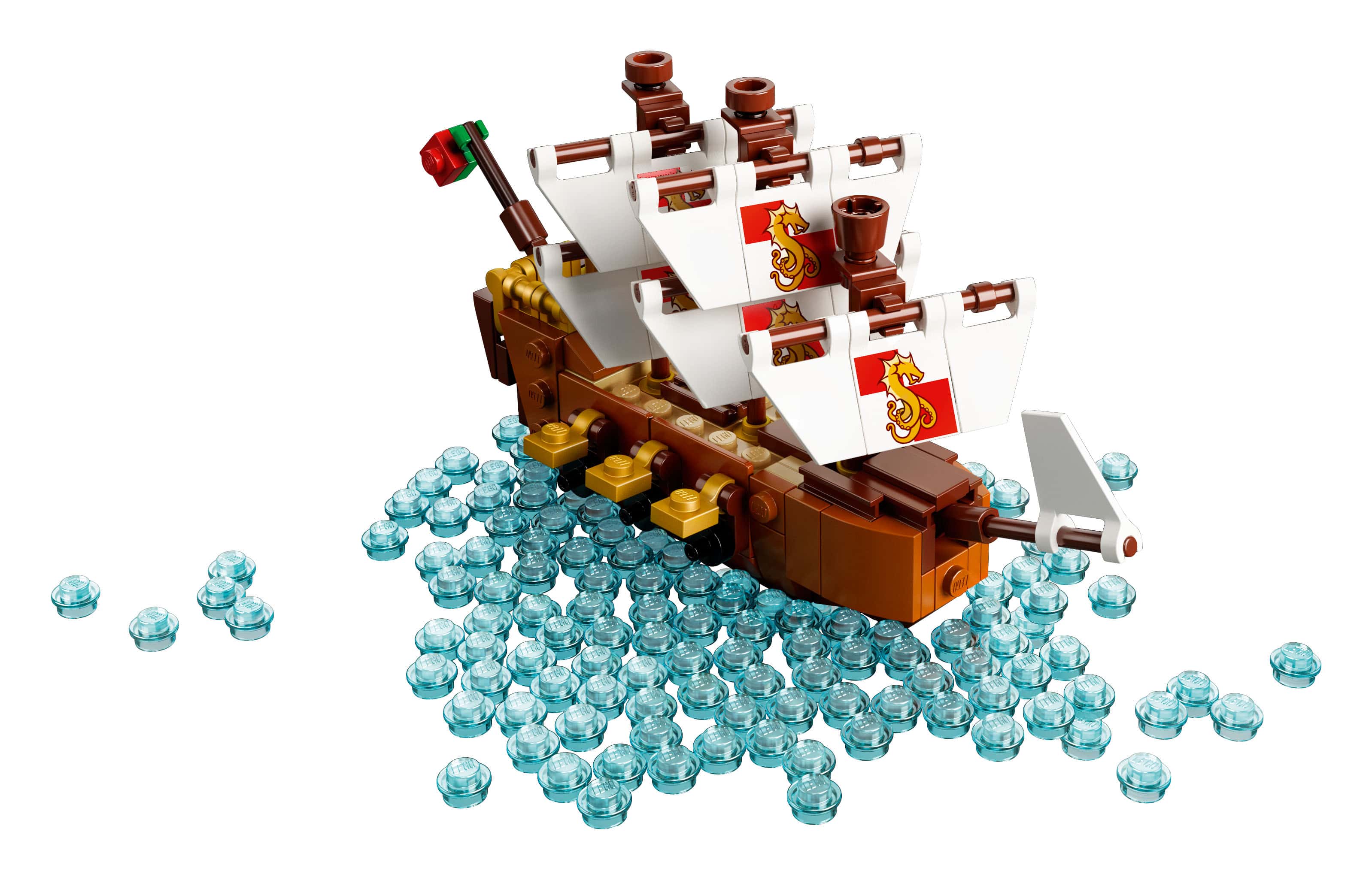 Con tàu xinh đẹp có tên "Leviathan" mặc dù " bé bé xinh xinh" nhưng cũng đầy đủ công năng cơ bản như : khu thuyền truởng, cột buồm, cờ, khẩu đại bác.....
