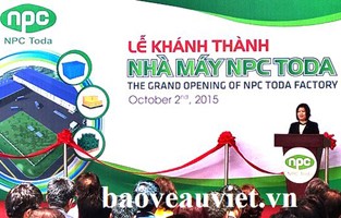 NPC Vina to organize the inauguration ceremony of Binh Duong factory