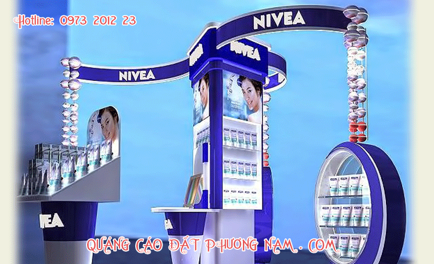 Gia công Banner kệ trưng bày Sản phẩm Gia công Banner kệ trưng bày Sản phẩm