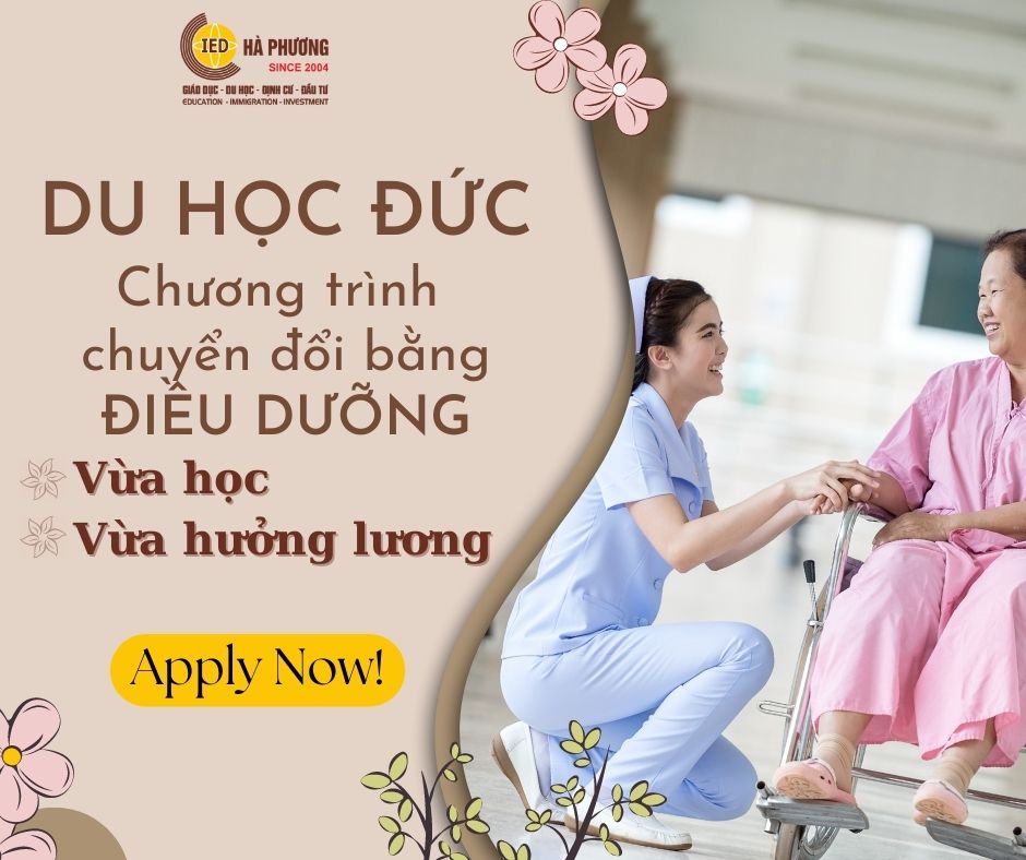 [NEWS 2023 -  Du học Đức hưởng lương] Chương trình chuyển đổi bằng ĐIỀU DƯỠNG