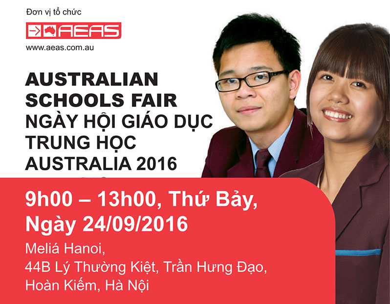 Ngày hội giáo dục trung học Australia 2016 (AUTRALIAN SCHOOLS FAIR)