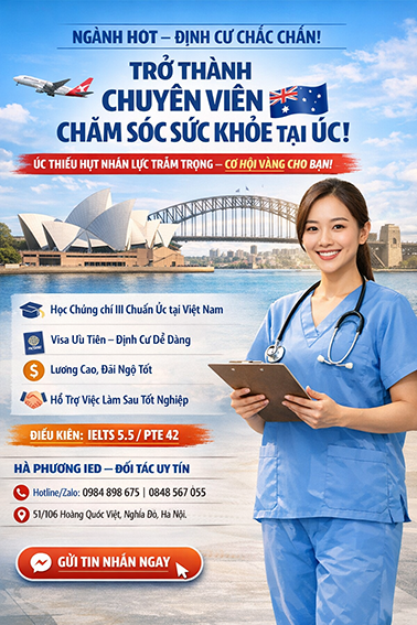 ĐỪNG CHỈ MƠ VỀ NƯỚC ÚC – HÃY BẮT ĐẦU HÀNH TRÌNH CỦA BẠN NGAY HÔM NAY!