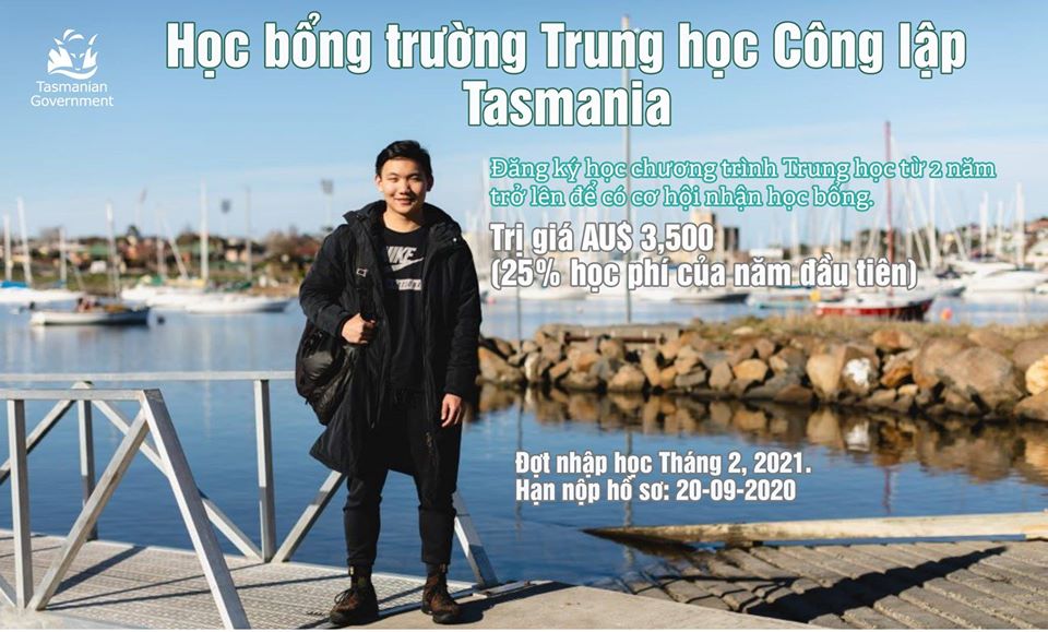 HỌC BỔNG CỦA CHÍNH PHỦ TỈNH BANG TASMANIA
