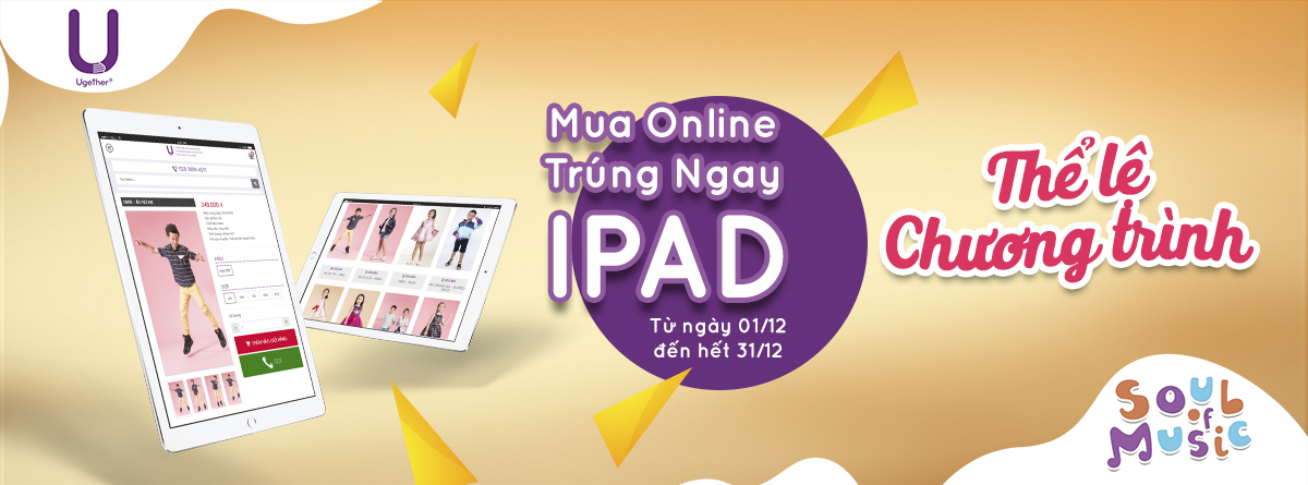 THỂ LỆ THAM GIA CHƯƠNG TRÌNH MUA HÀNG ONLINE TRÚNG QUÀ IPAD