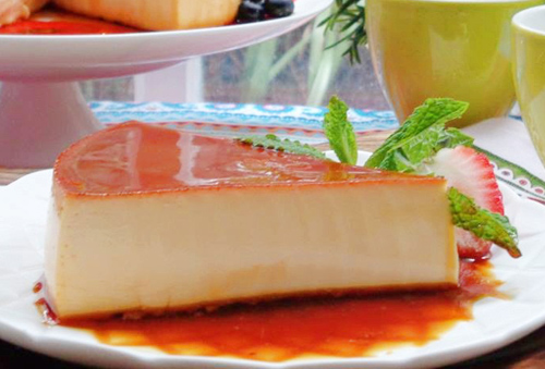 Cách làm cheese cake flan béo mềm, thơm ngon