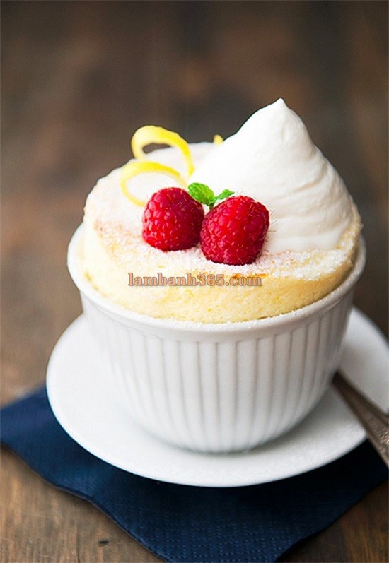 Cách làm bánh souffle chanh - Lemon souffle