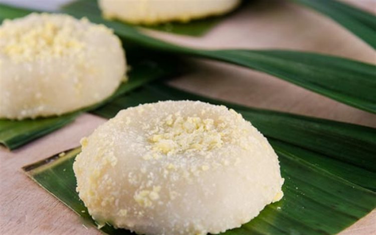 Cách làm bánh dày (bánh dày giò) nhân đậu xanh - Round sticky rice cake with mung beans filling