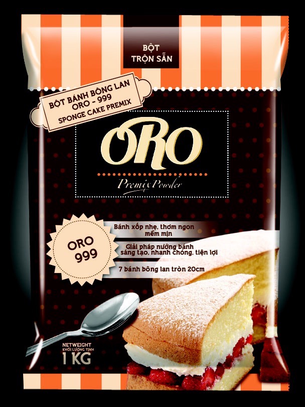 Bột trộn bánh bông lan cao cấp ORO