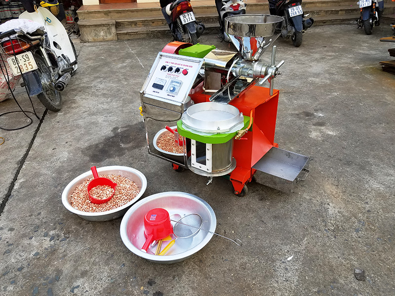 Máy ép tinh dầu đa năng - Ép dầu lạc, vừng, đậu nành, dầu gấc