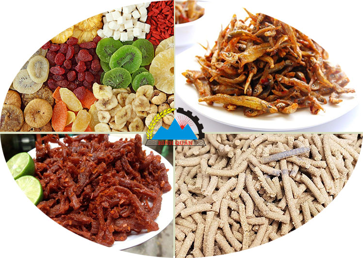 nguyên liệu sấy khô