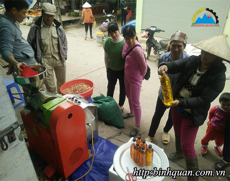 máy ép dầu đậu phộng công nghiệp