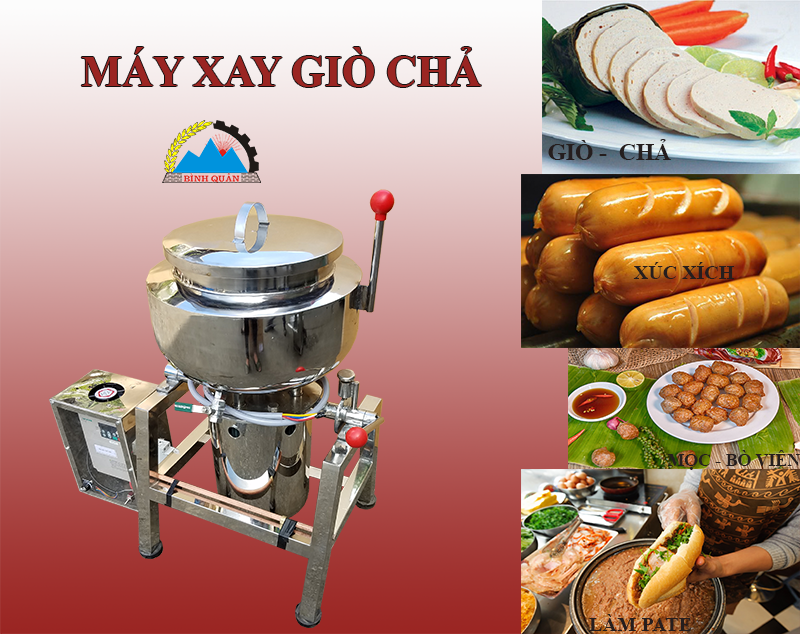 máy xay giò chả