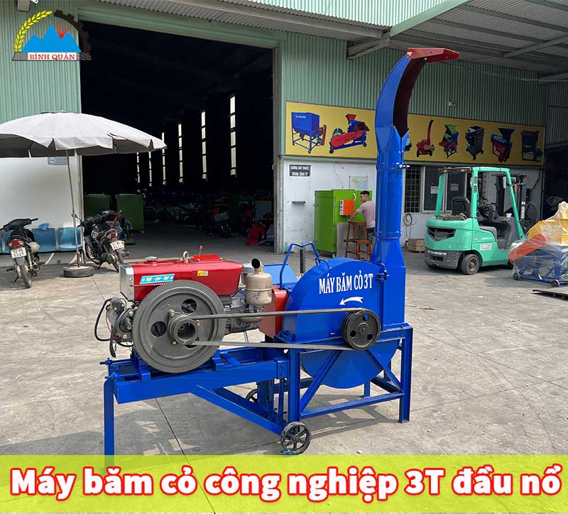 máy băm cỏ công nghiệp