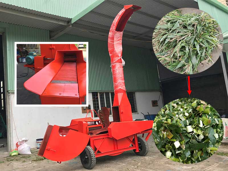 máy băm cỏ công nghiệp