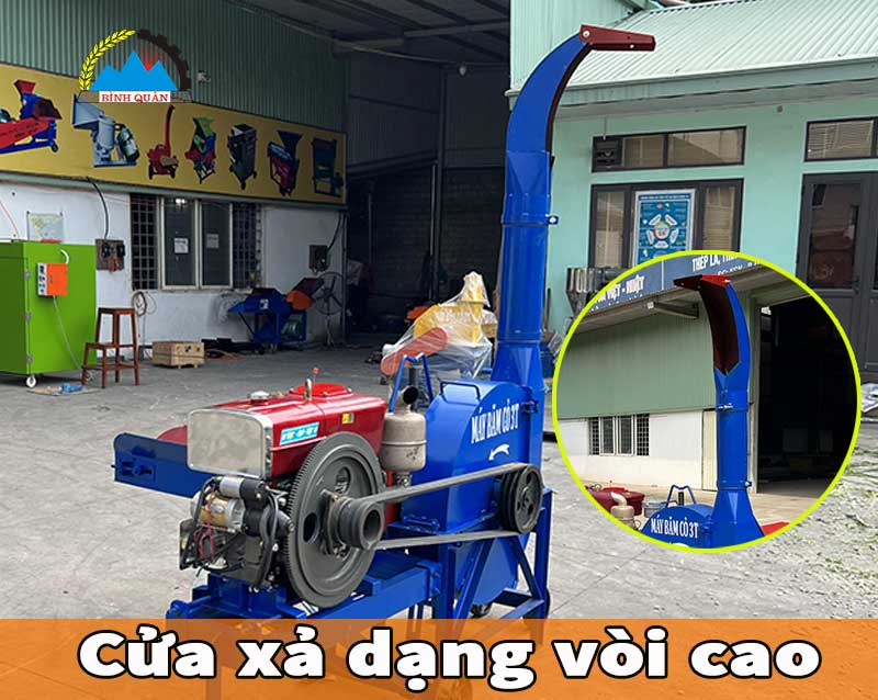 máy băm cỏ công nghiệp
