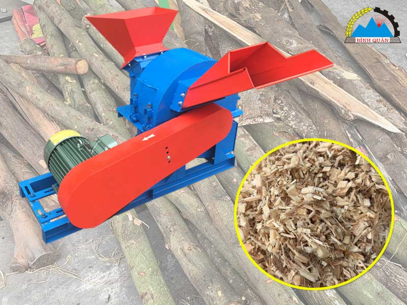 máy băm gỗ