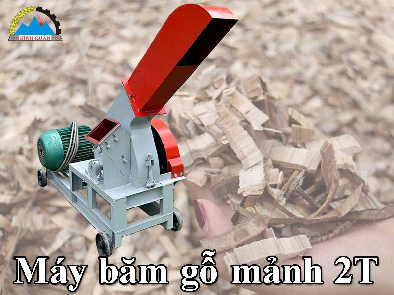 máy băm gỗ