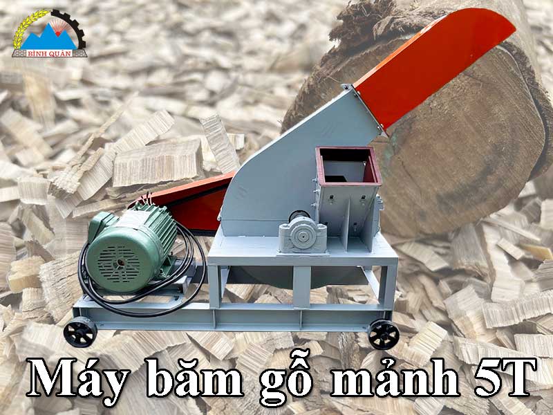 máy băm gỗ