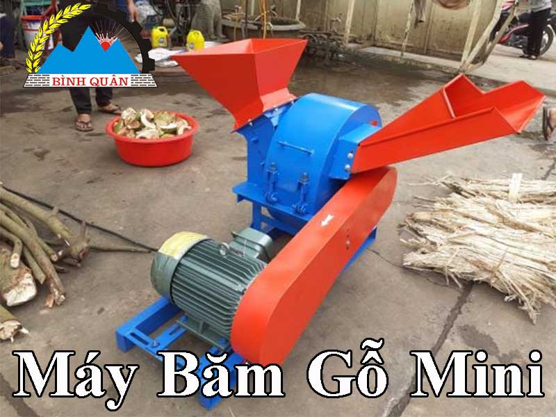 máy băm gỗ mini