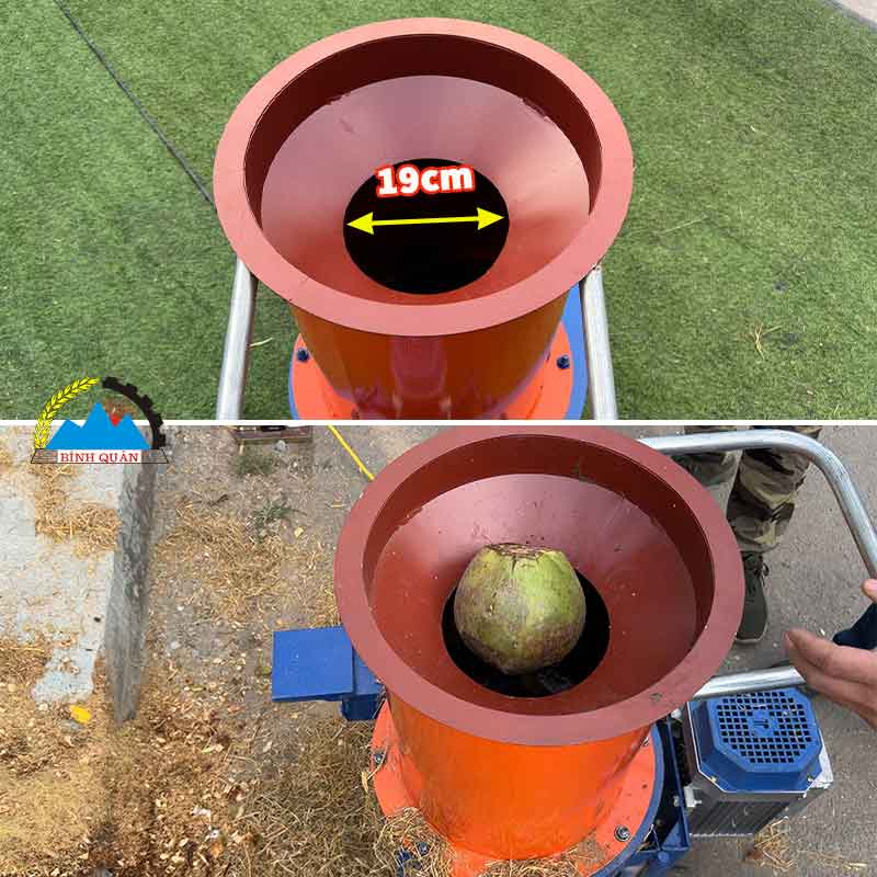 máy băm rơm xơ dừa 1pha