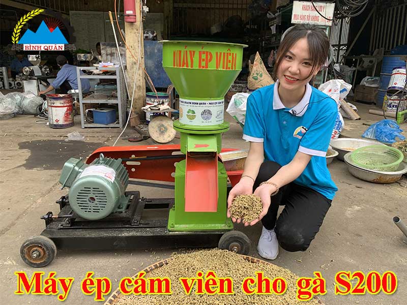máy ép cám viên cho gà
